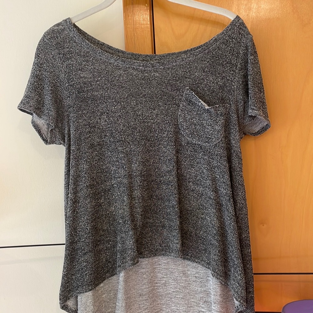 Gray Abercrombie Top